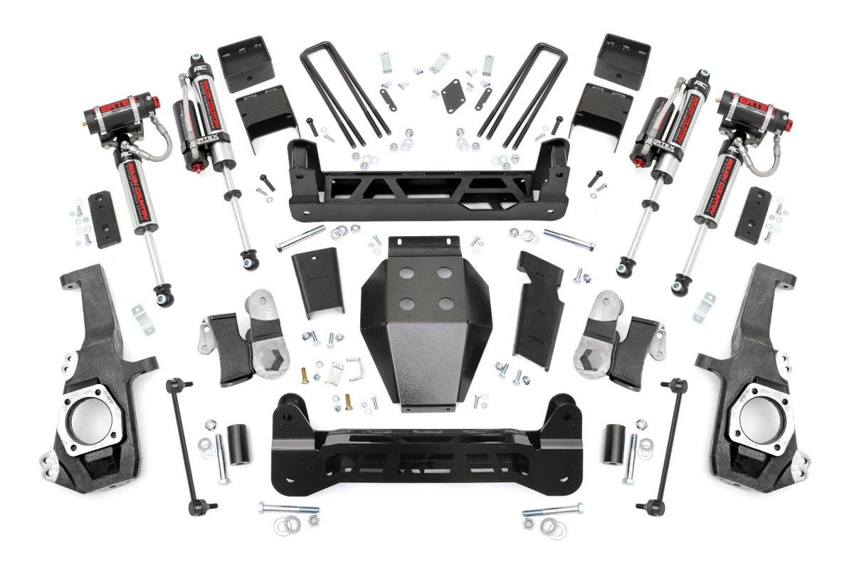 Chevrolet Silverado 2500 HD Suspension Lift Kit - Rough Country - 5 Inch Lift | NTD | Vertex Shocks - '20-'25